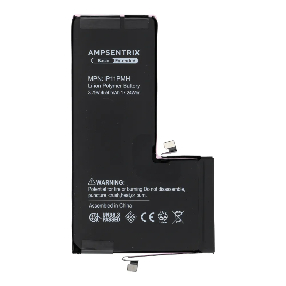 AmpSentrix Basic battery for iPhone 11 Pro Max (high capacity 4550mAh) - 2. kép