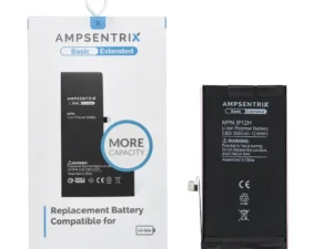 AmpSentrix Basic battery for iPhone 12 / 12 Pro (high capacity 3300 mAh)