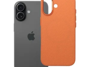 Case for iPhone 17 K-Look compatible with MagSafe orange