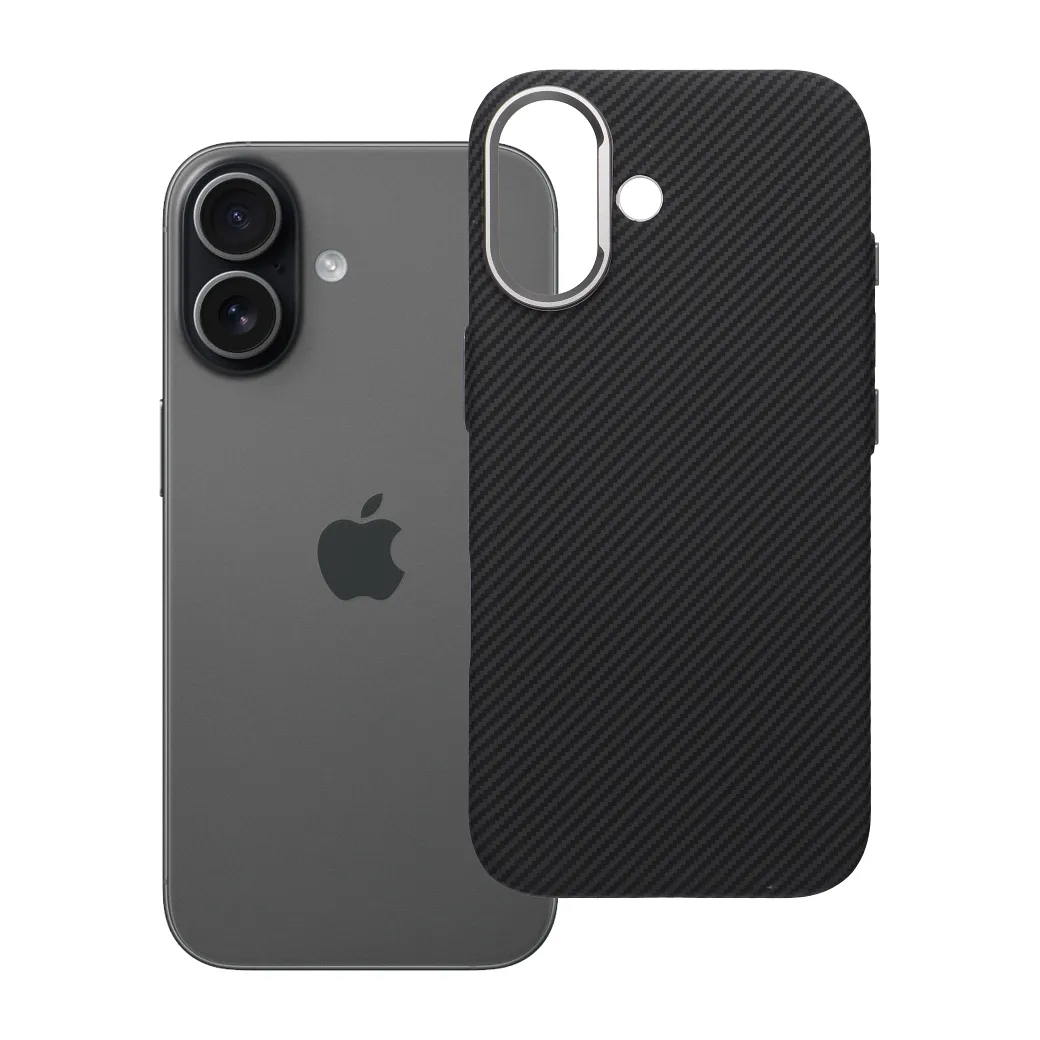 Case for iPhone 17 K-Look compatible with MagSafe black