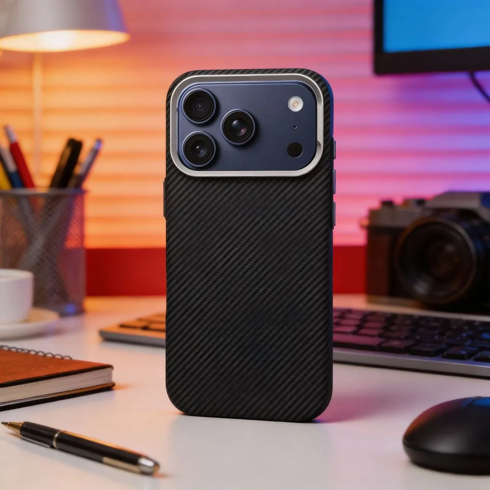 Case for iPhone 16 PRO MAX K-Look compatible with MagSafe black - Image 6