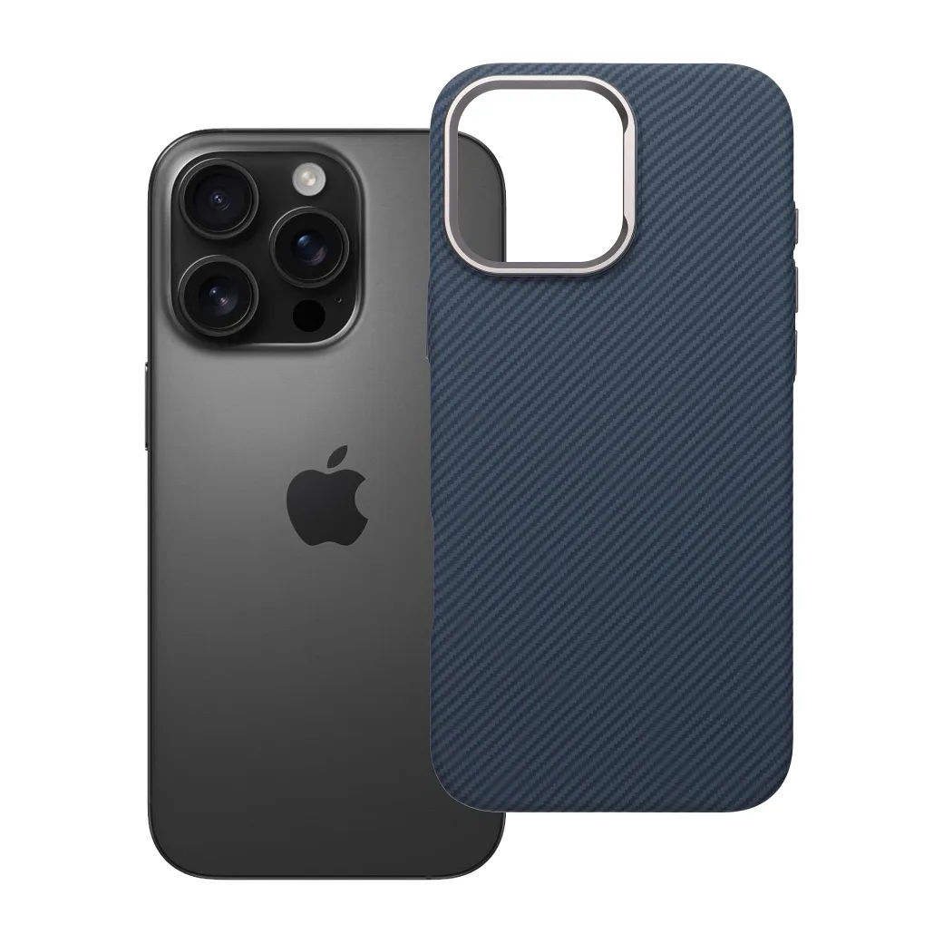 Case for iPhone 16 PRO MAX K-Look compatible with MagSafe blue - Image 5