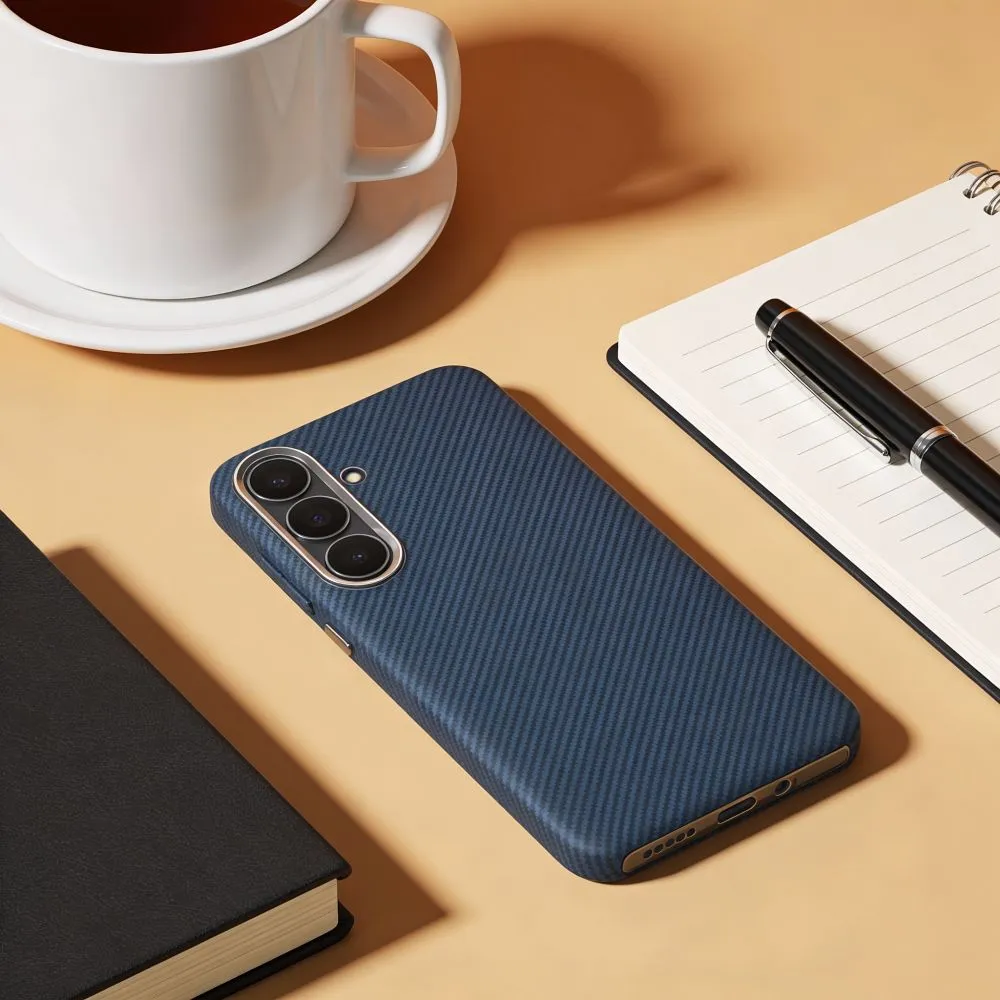 Case for Samsung S26 FE K-Look compatible with MagSafe blue - 4. kép