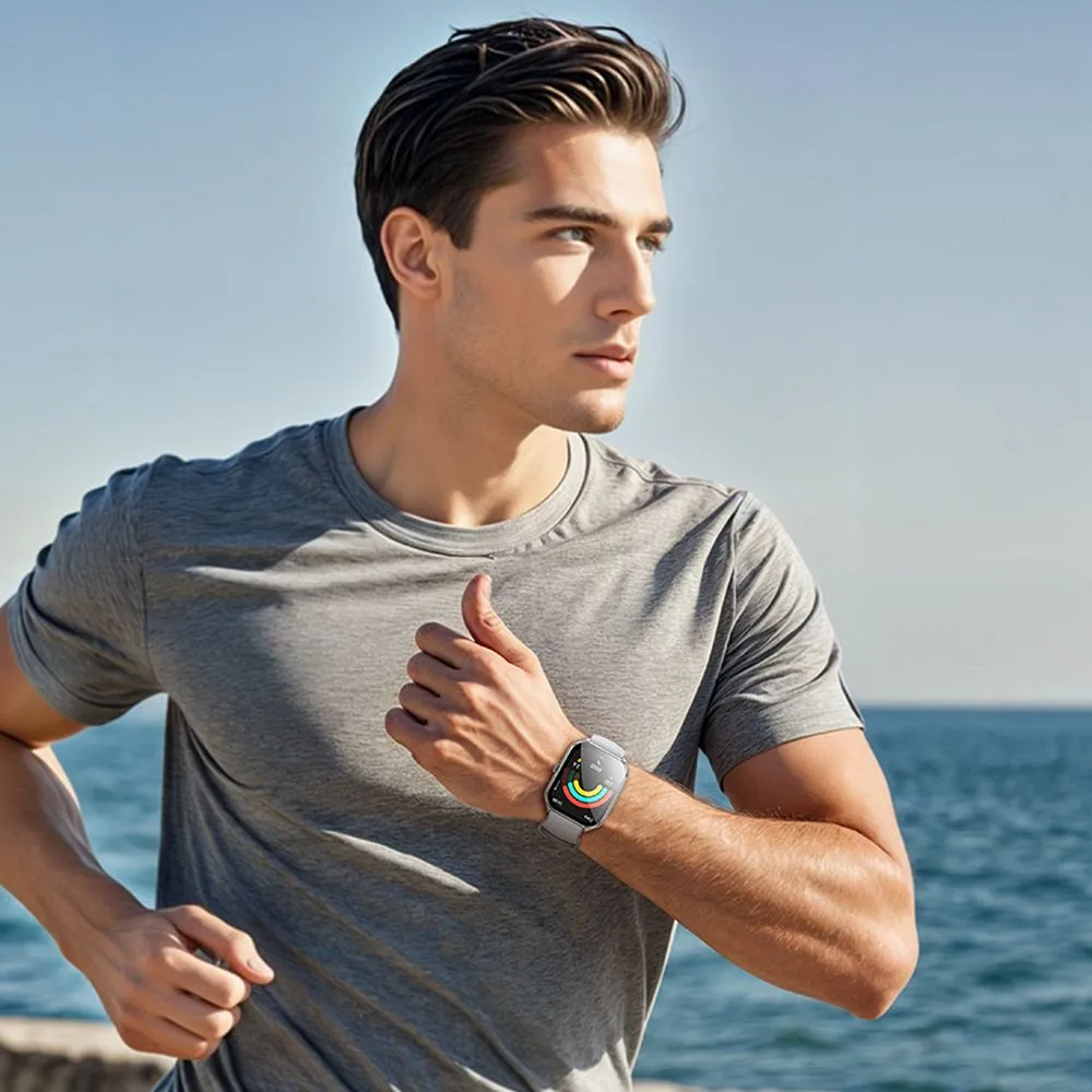 Smartwatch Hoco 1,96" AMOLED IP67 with call function Y28 silver - Image 5