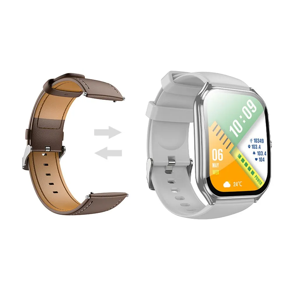 Smartwatch Hoco 1,96" AMOLED IP67 with call function Y28 silver - Image 3