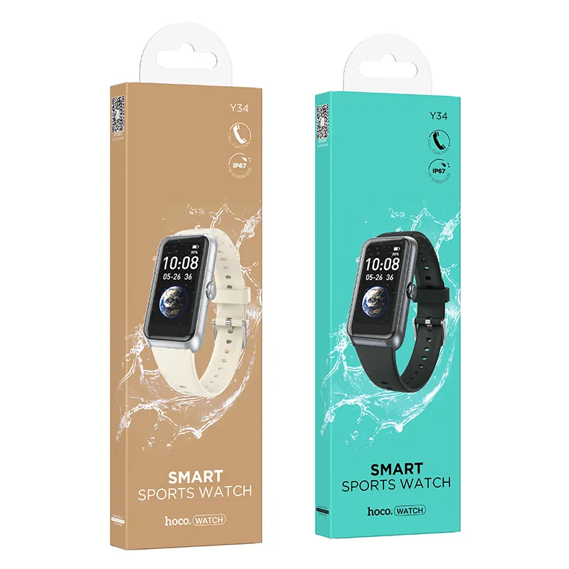 Smartwatch 1,47" IP67 with call function Y34 silver - Image 6