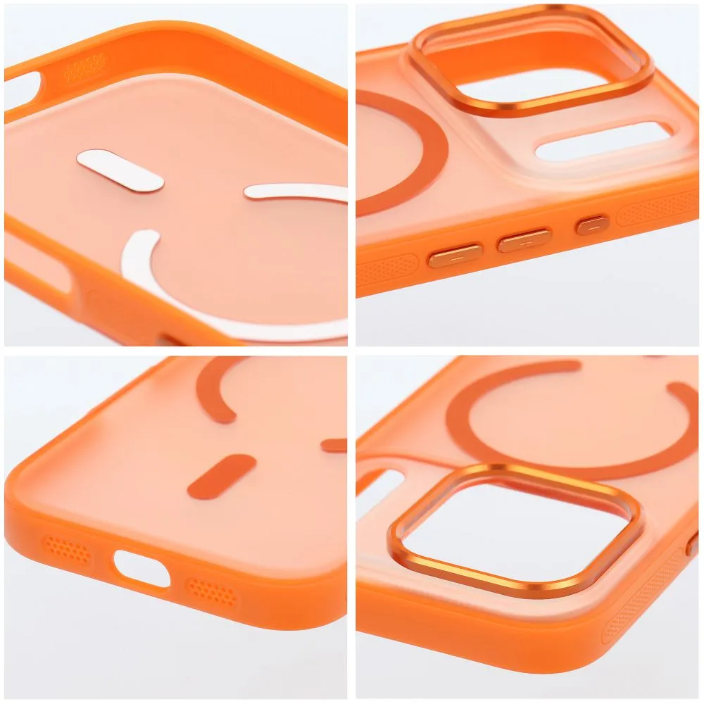 Case for iPhone 18 Pro Max / 17 Pro Max Flexline Mag Cover compatible with MagSafe orange - 5. kép