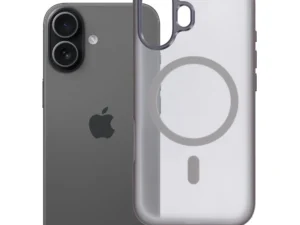 Case for iPhone 17 Flexline Mag Cover compatible with MagSafe gray