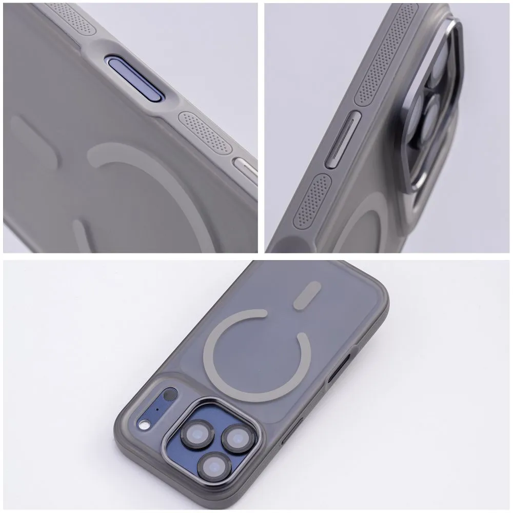 Case for iPhone 17 Flexline Mag Cover compatible with MagSafe gray - Image 6