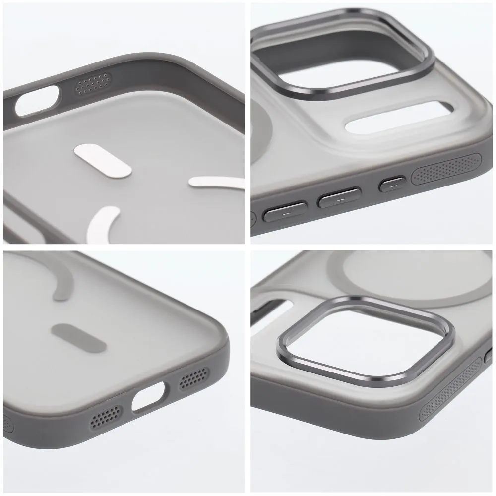 Case for iPhone 17 Flexline Mag Cover compatible with MagSafe gray - Image 5