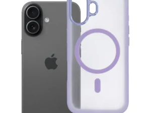 Case for iPhone 17 Flexline Mag Cover compatible with MagSafe purple