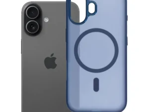 Case for iPhone 17 Flexline Mag Cover compatible with MagSafe navy blue