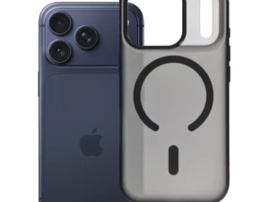 Case for iPhone 18 Pro / 17 Pro Flexline Mag Cover compatible with MagSafe black
