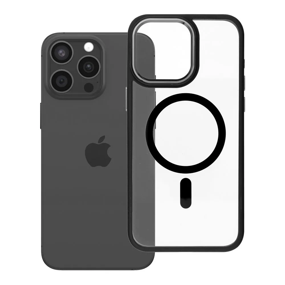 ROAR case MAG BUMPER compatible with MagSafe for IPHONE 15 Pro Max black