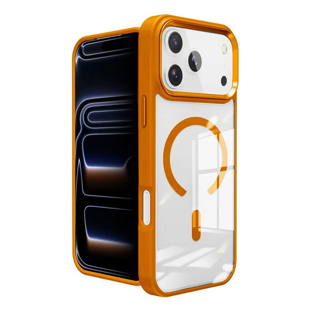ROAR case MAG BUMPER compatible with MagSafe for IPHONE 15 Pro orange - 2. kép