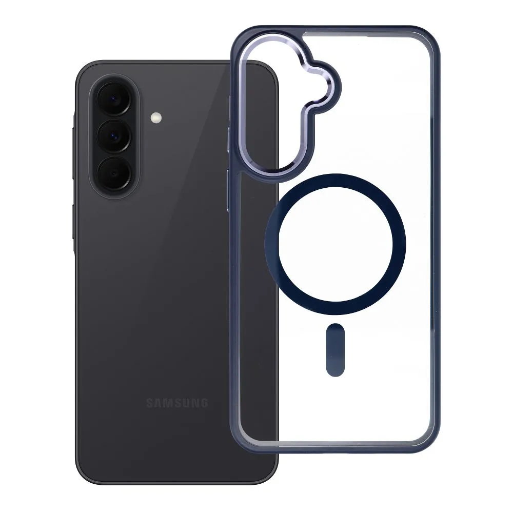 ROAR case MAG BUMPER compatible with MagSafe for SAMSUNG A37 navy blue