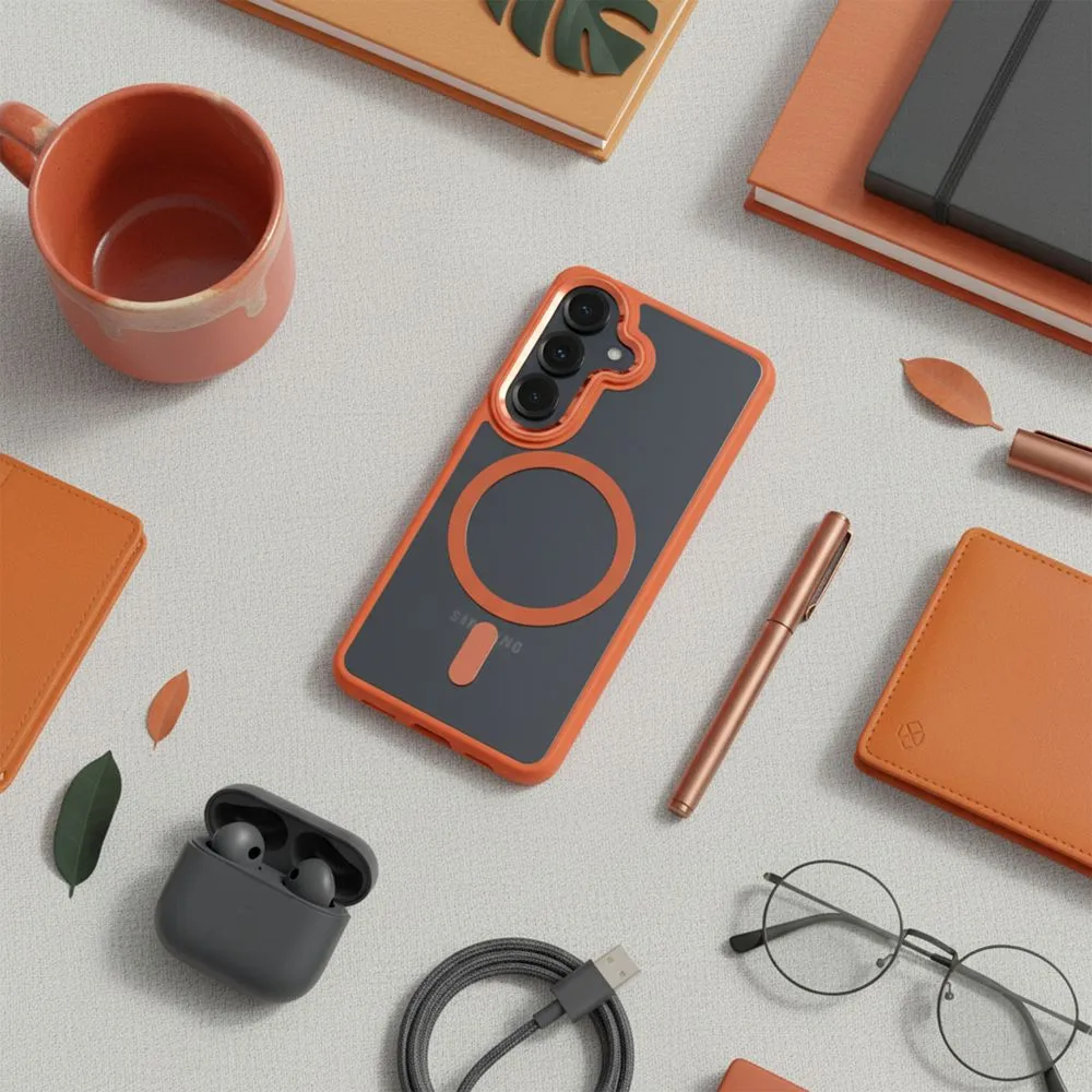 ROAR case MAG BUMPER compatible with MagSafe for SAMSUNG A36 / A56 orange - 4. kép