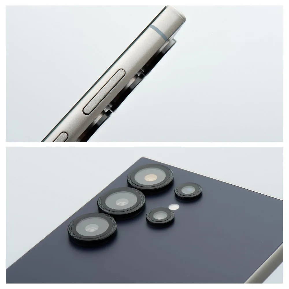 Tempered Glass Camera Lens Protector for Samsung S26 Blue Star Easy Install black - Image 2