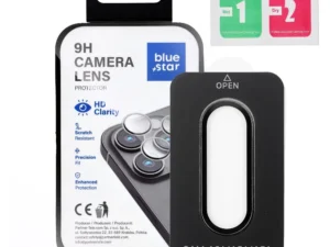 Tempered Glass Camera Lens for Samsung A36 Blue Star Easy Install black