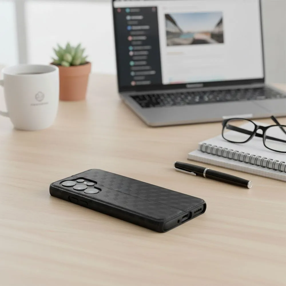 Flip case for Samsung S26 Cubic Book black - Image 6