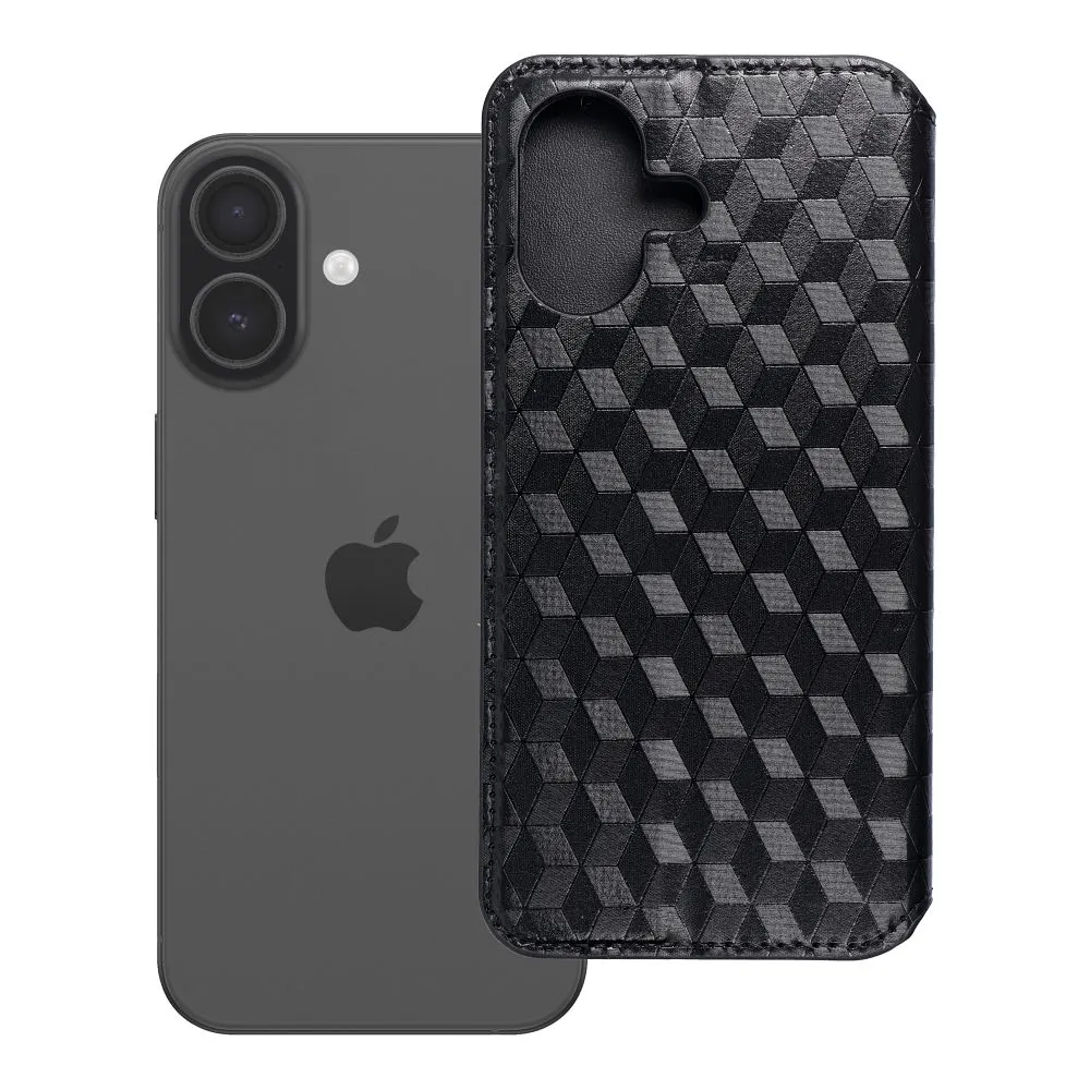 Flip case for iPhone 17 / 18 Cubic Book black