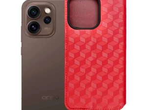Flip case for Oppo Reno 15 Pro 5G Cubic Book red