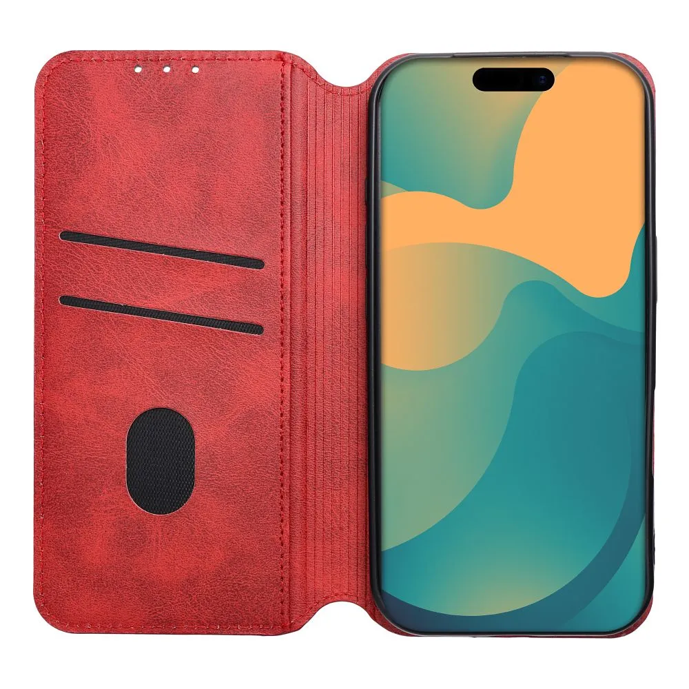 Flip case for Xiaomi 17 ULTRA Cubic Book red - 4. kép