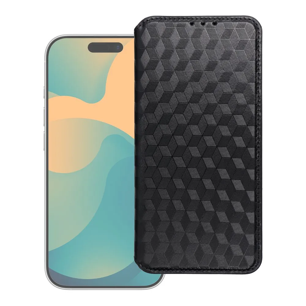 Flip case for Motorola G57 POWER Cubic Book black - 9. kép