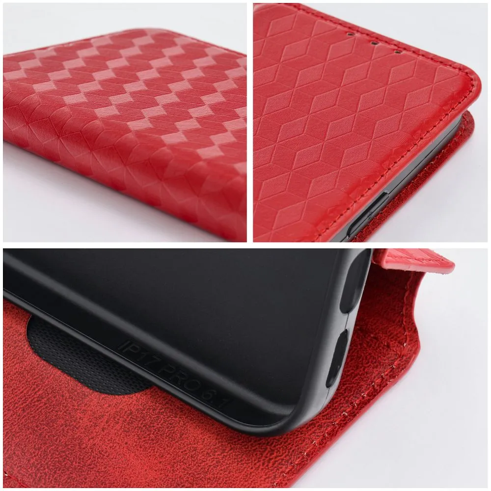 Flip case for Samsung S26 FE Cubic Book red - Image 9