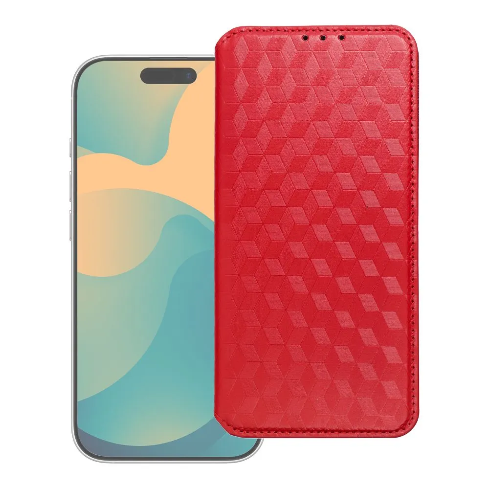 Flip case for Xiaomi Redmi NOTE 17 PRO MAX 5G Cubic Book red