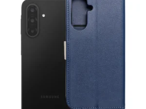 Flip case for Samsung A17 Split Book navy and cream