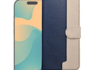 Flip case for Motorola G37 Split Book navy and cream