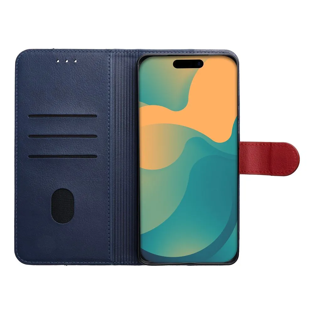 Flip case for Motorola G37 Split Book navy and red - 5. kép