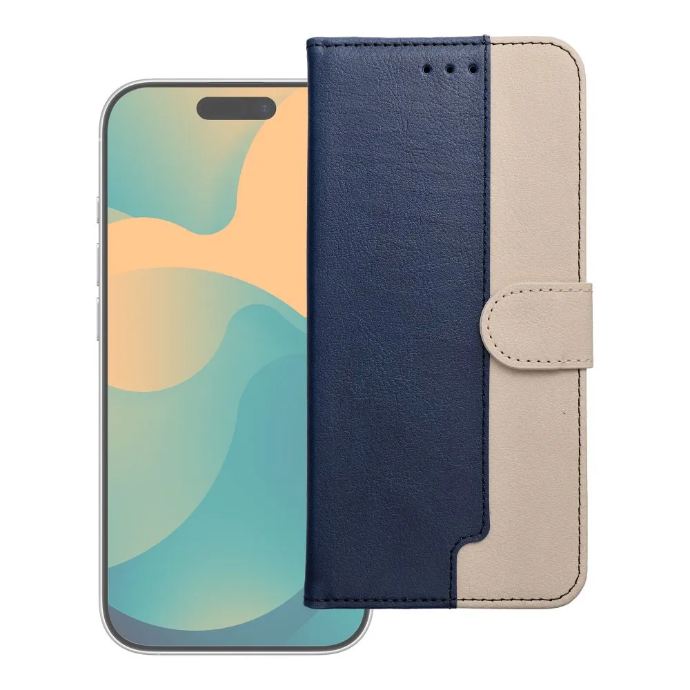 Flip case for Xiaomi Redmi A7 PRO Split Book navy and cream - 9. kép