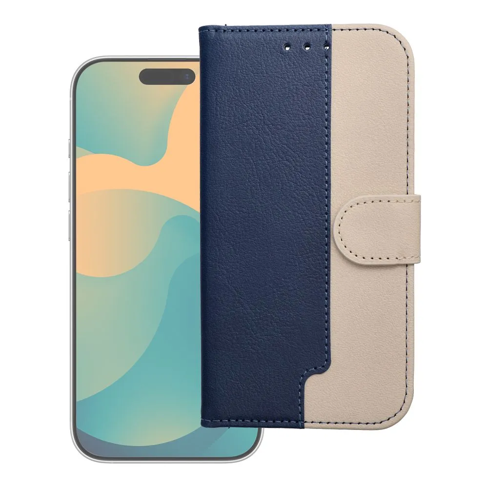 Flip case for Xiaomi Redmi NOTE 17 PRO MAX 5G Split Book navy and cream