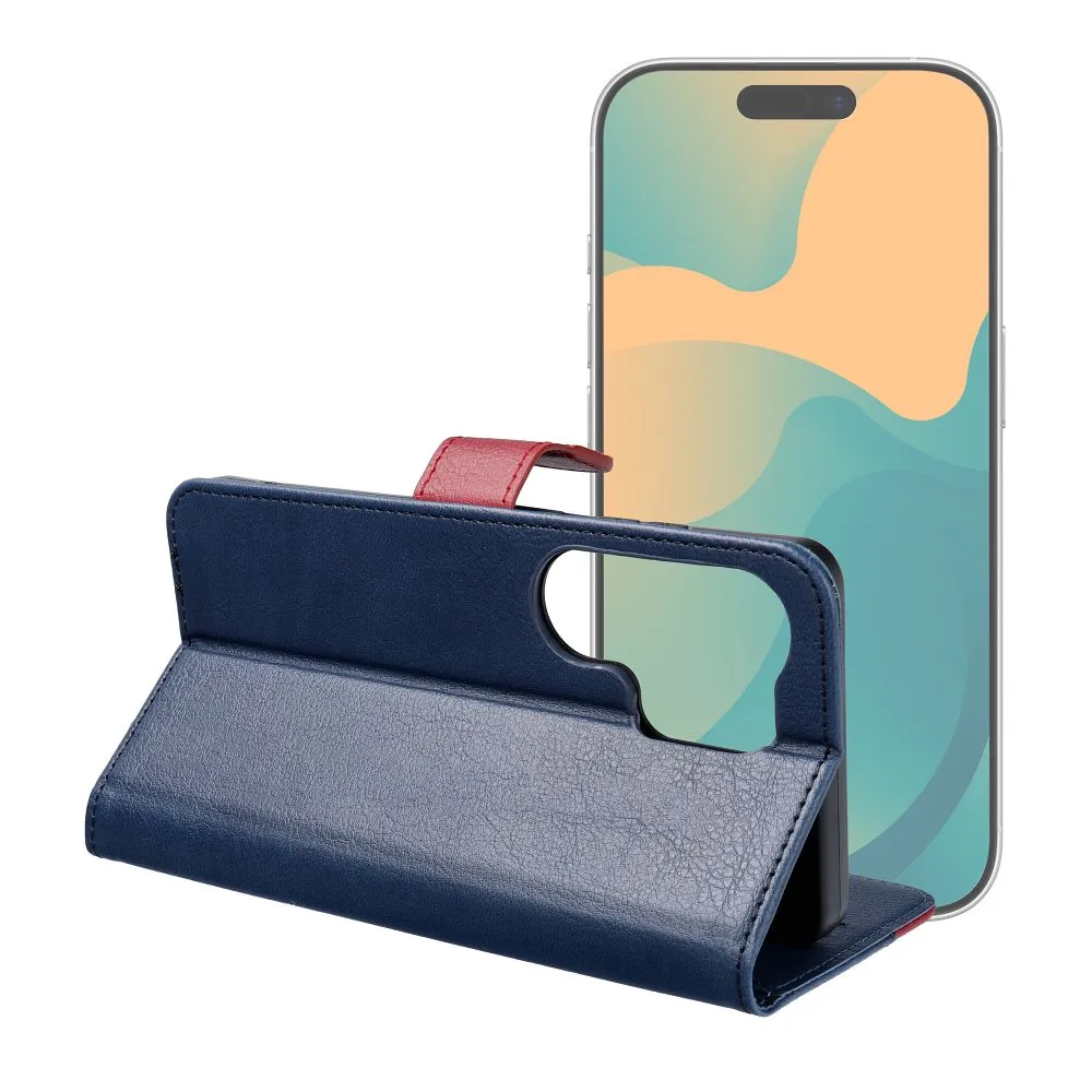 Flip case for Xiaomi Redmi NOTE 17 PRO 5G Split Book navy and red - Image 2