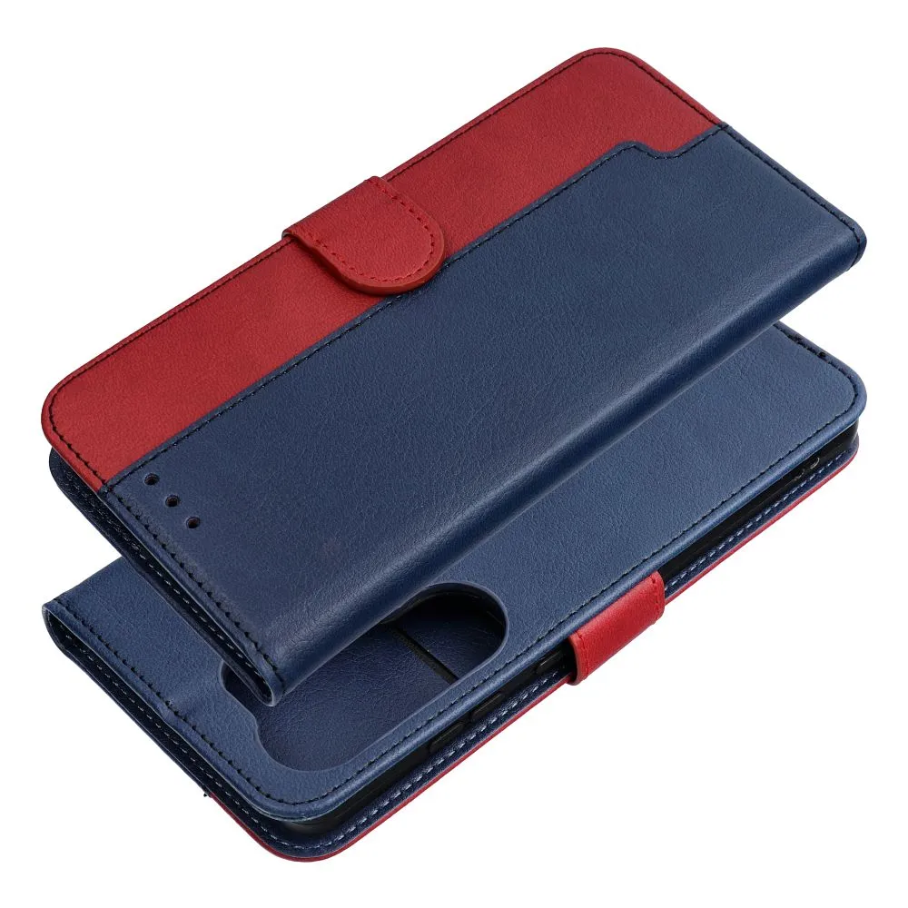Flip case for Xiaomi Redmi NOTE 17 PRO 5G Split Book navy and red - Image 4