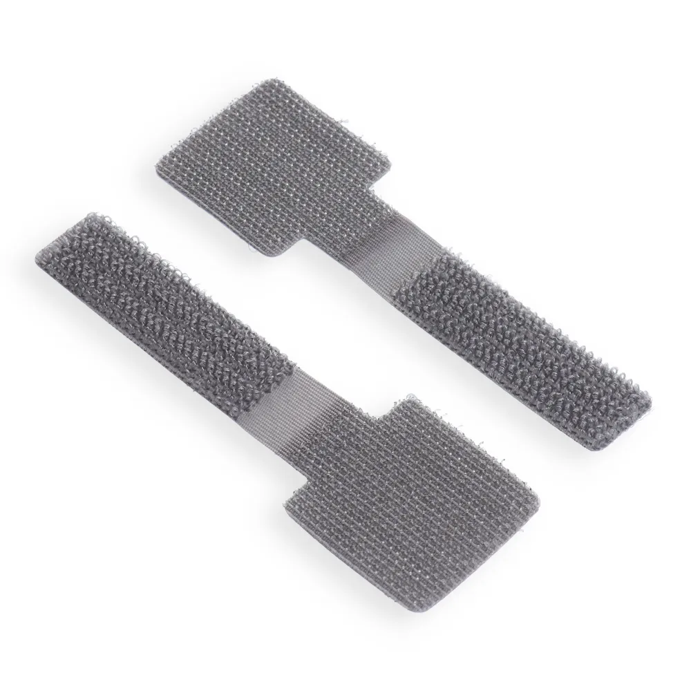 Blue Star PJ-COZ413 öntapadós kábelkötegelő tépőzárral - szürke (10 db) - Image 4