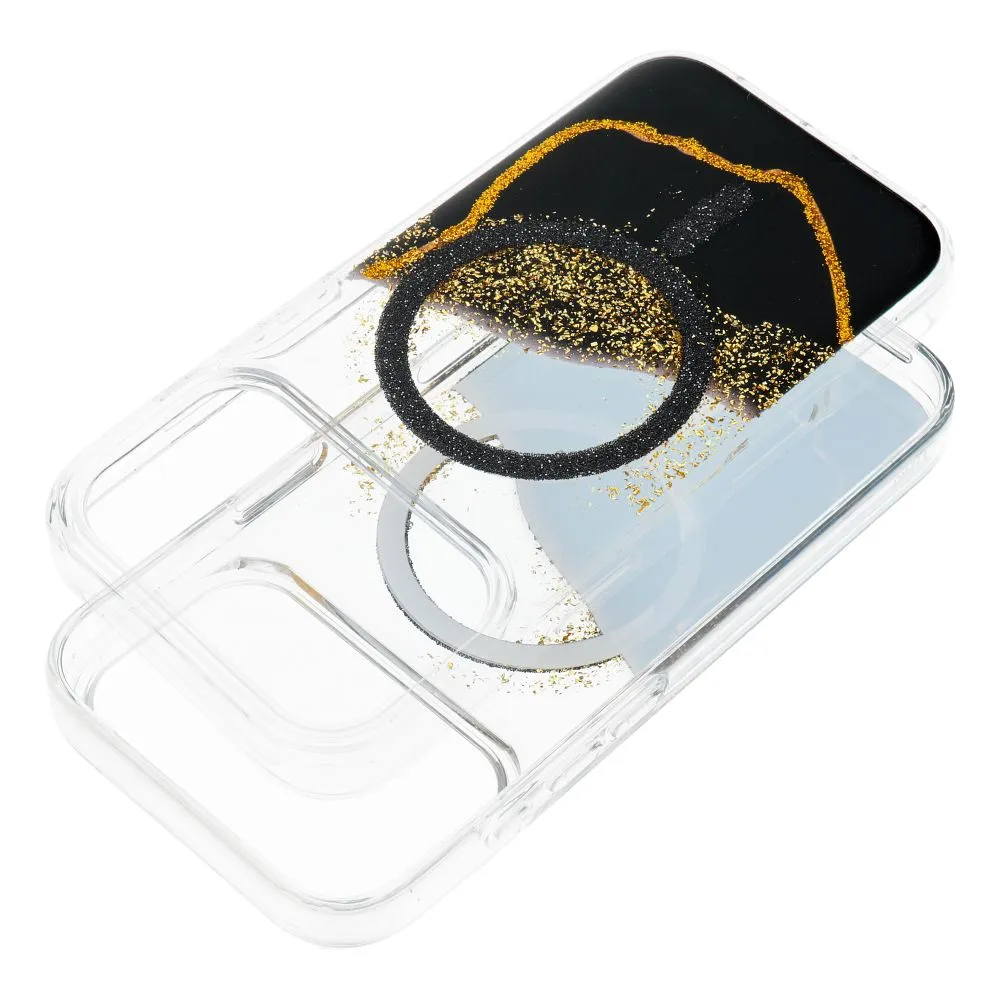 Case for iPhone 17 Pro Max / 18 Pro Max (low camera edge) Golden compatible with MagSafe black - 6. kép