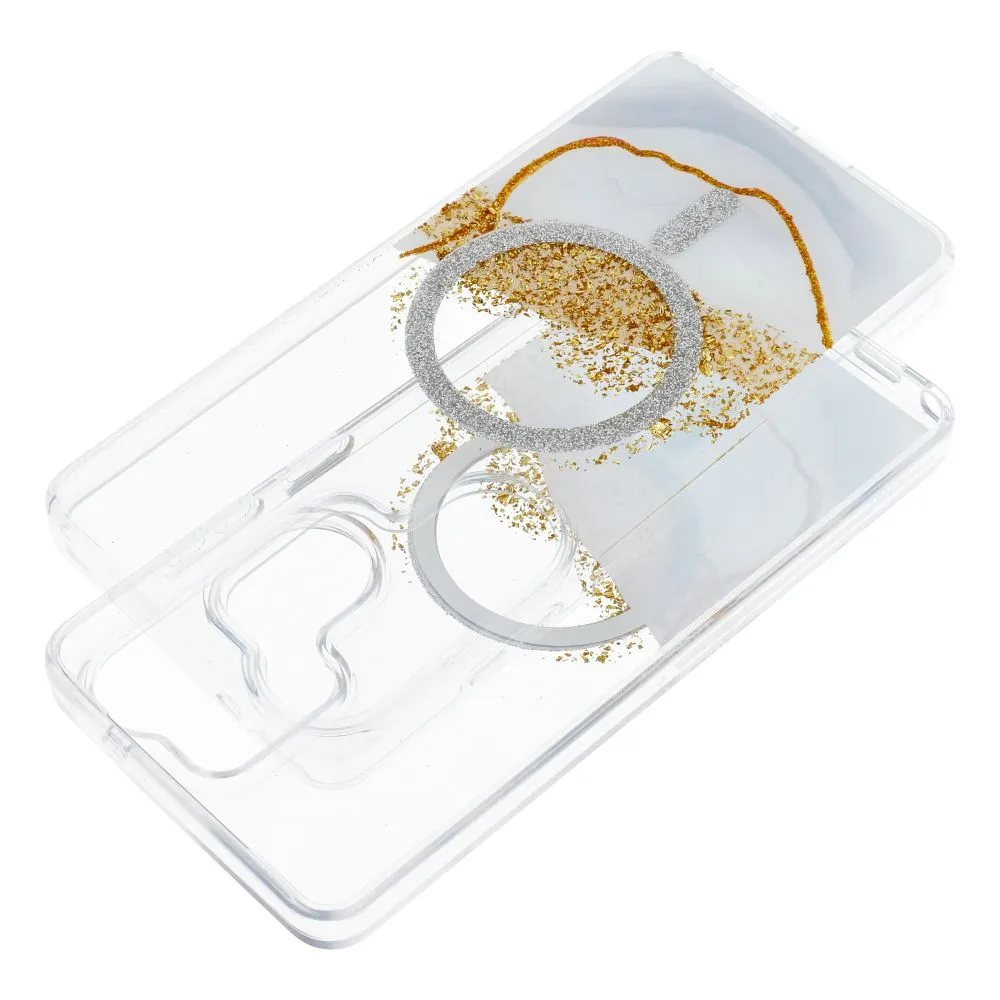 Case for Samsung S26 Golden compatible with MagSafe white - Image 2