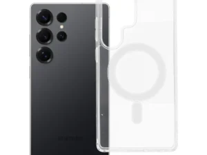Case for Samsung S25 ULTRA Clear Mag Cover (MID) compatible with MagSafe transparent