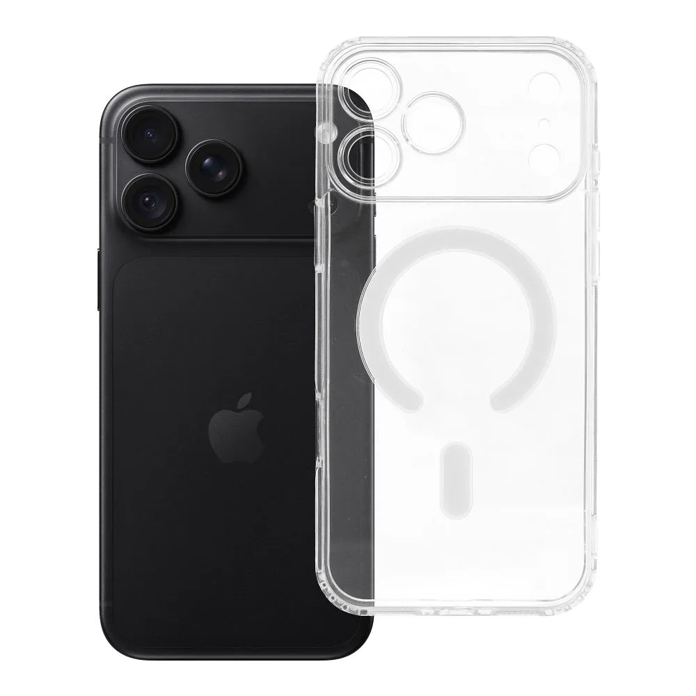 iPhone 18 Pro Max / 17 Pro Max tok, átlátszó, MagSafe-fel kompatibilis (Clear Mag Cover, STR)