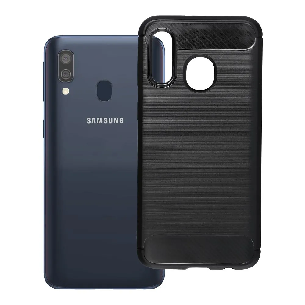 Case for Samsung A40 Carbon 2.0 black