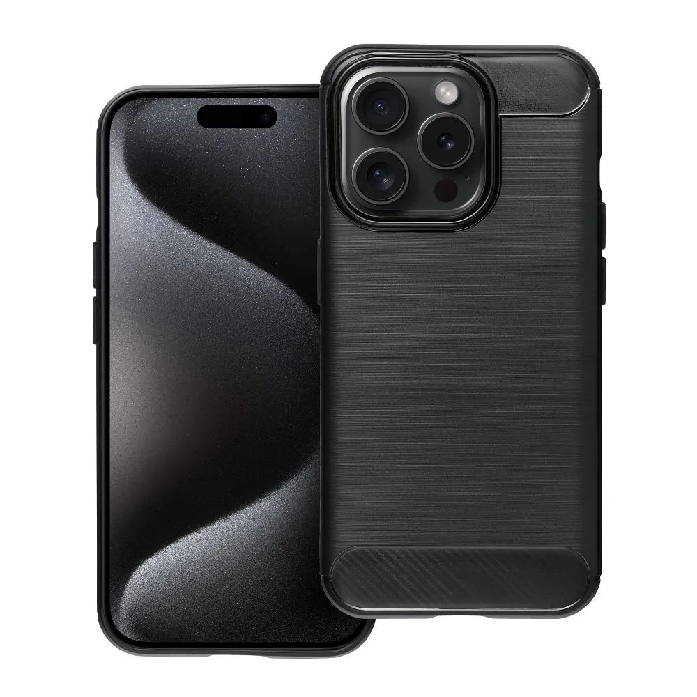 Case for iPhone 16 PRO MAX Carbon 2.0 black