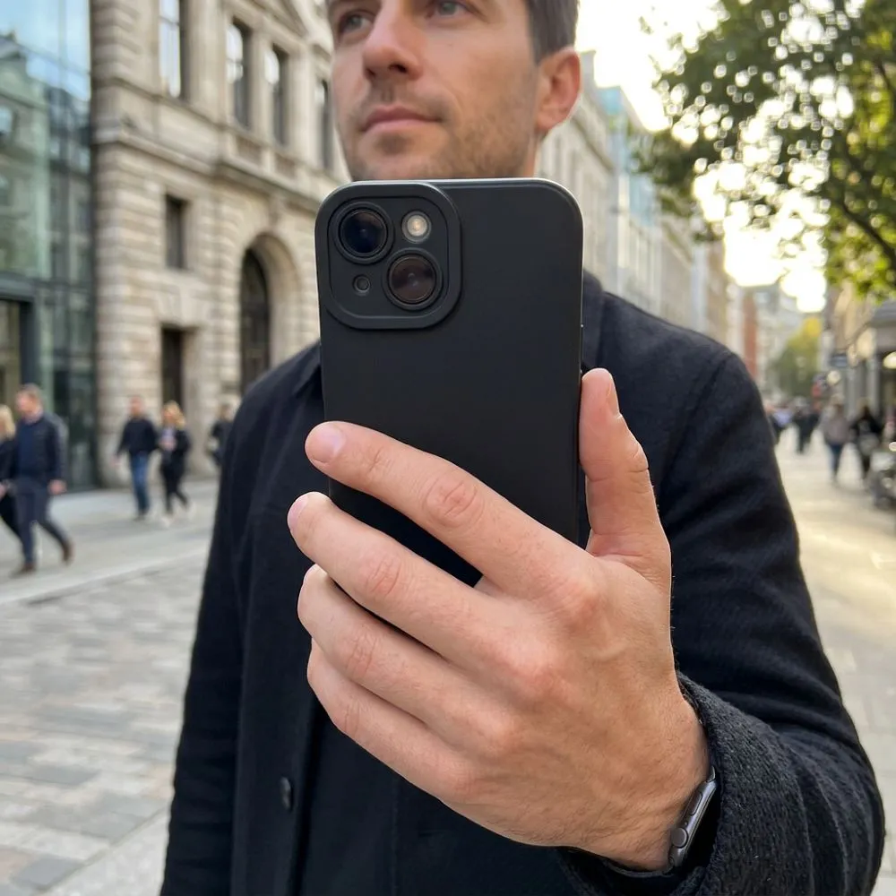 Case for iPhone 12 Matt 2.0 black - 4. kép
