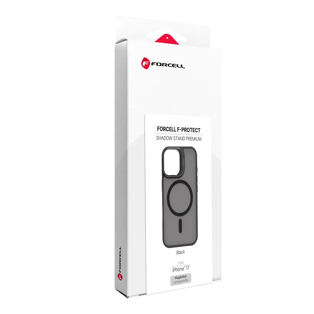 Case for iPhone 17 Forcell F-Protect Shadow Stand Premium compatible with MagSafe black - 8. kép