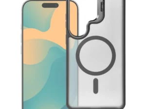 Case for Samsung A57 Forcell F-Protect Shadow Stand Premium compatible with MagSafe grey