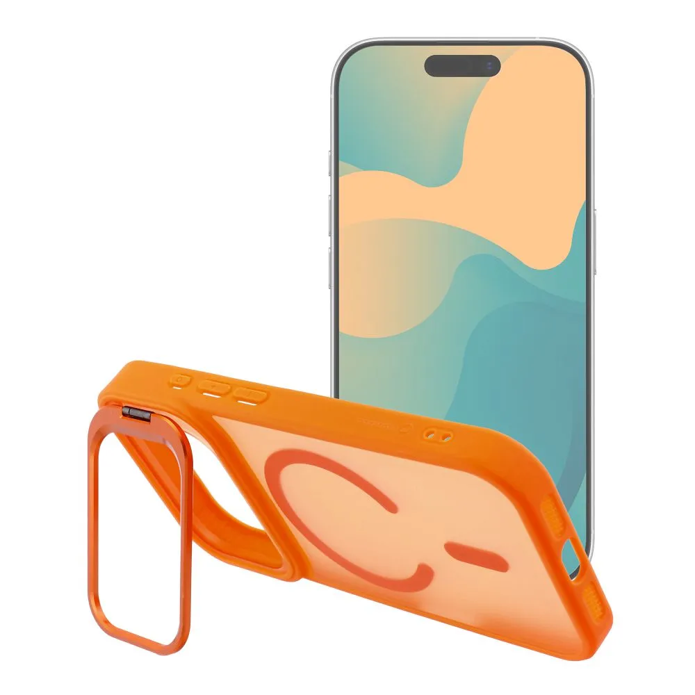 Case for iPhone 18 Pro Max / 17 Pro Max Forcell F-Protect Shadow Stand Premium compatible with MagSafe orange - 2. kép