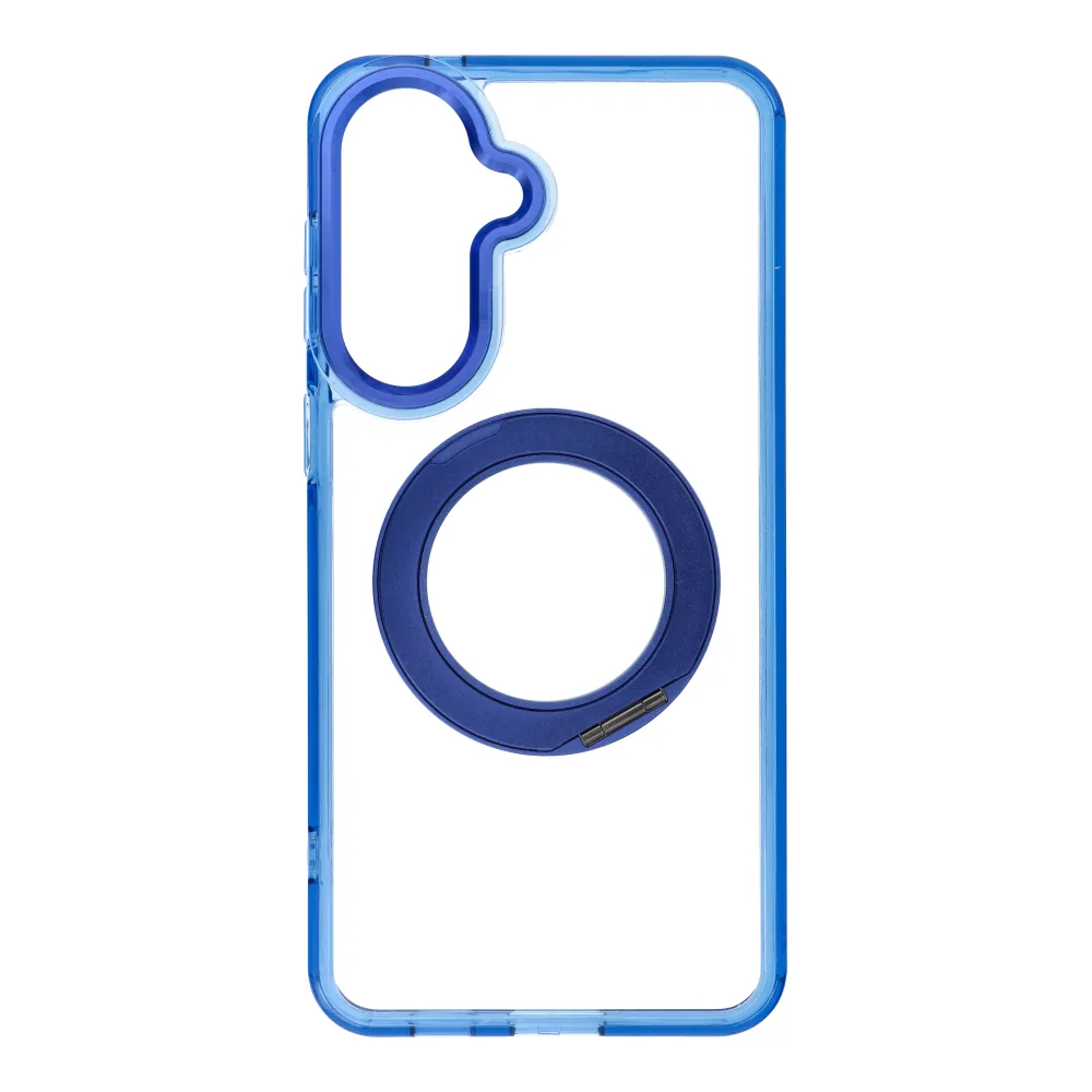 Case for Samsung A57 Frame Circle Stand compatible with MagSafe navy blue