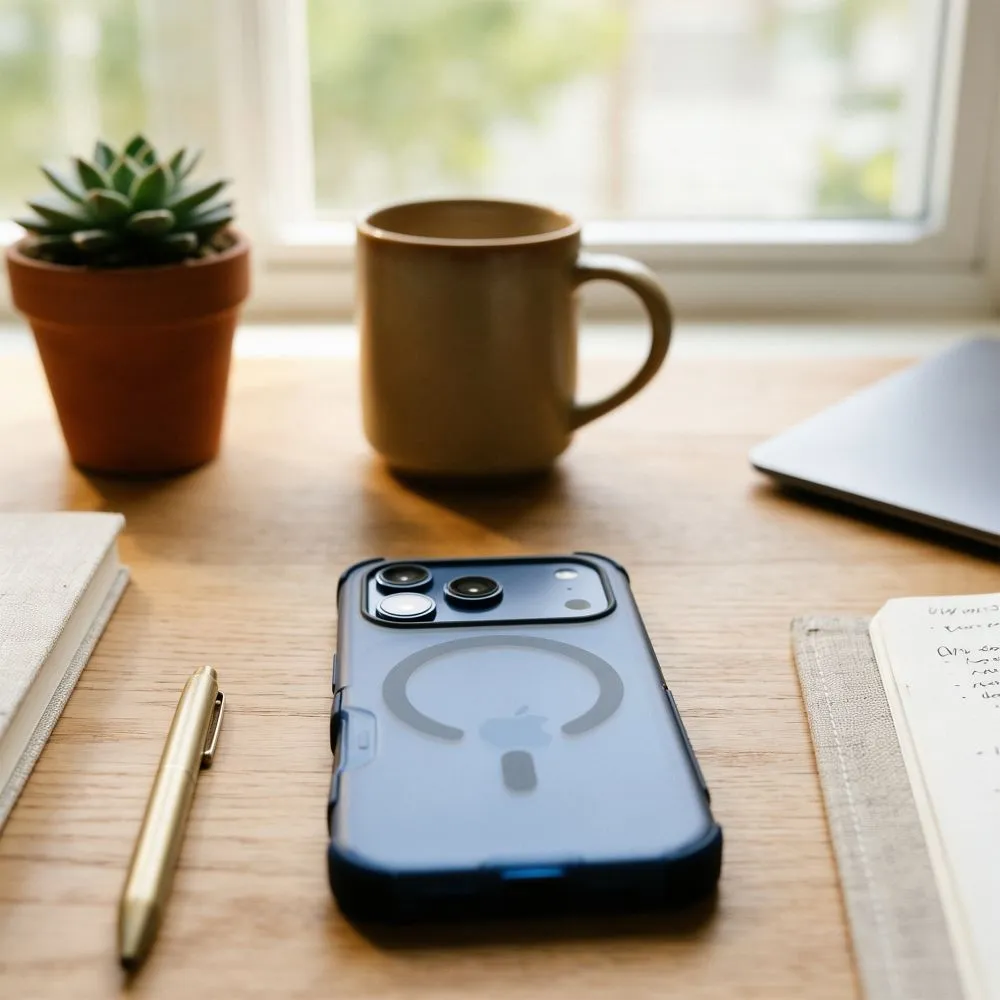 Forcell F-Protect BumperX Premium iPhone 16 tok, MagSafe-fel kompatibilis, sötétkék - Image 5